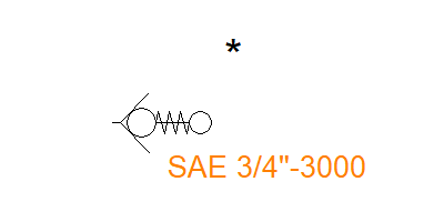 RVSAE3/6-34 (SAE 3/4"-3000psi)